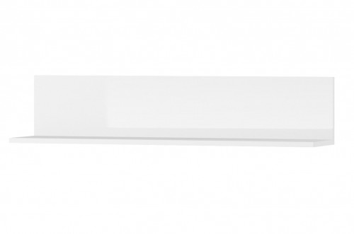 Полиця коротка SELENE 23 SZYNAKA білий мат / білий глянець